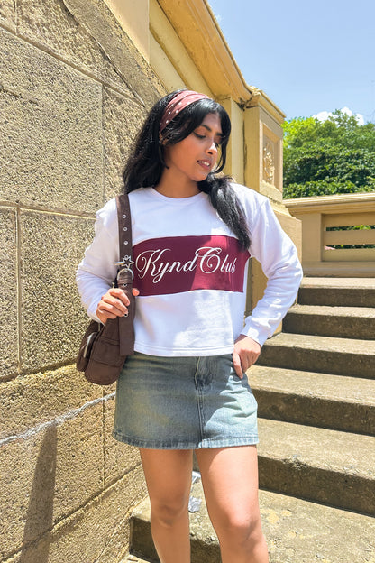 Kynd Club Signature Crop Pullover