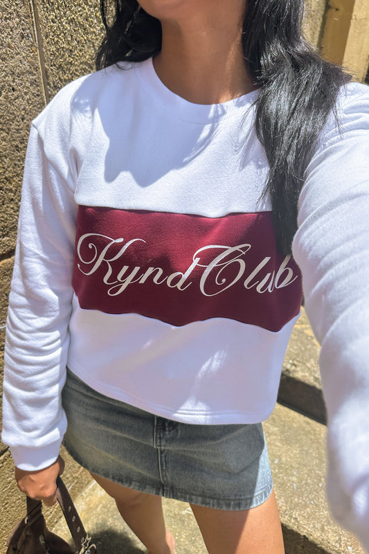 Kynd Club Signature Crop Pullover