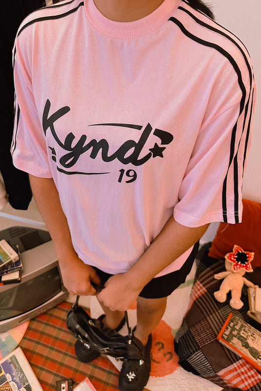 Retro Spice Pink Oversize T Shirt