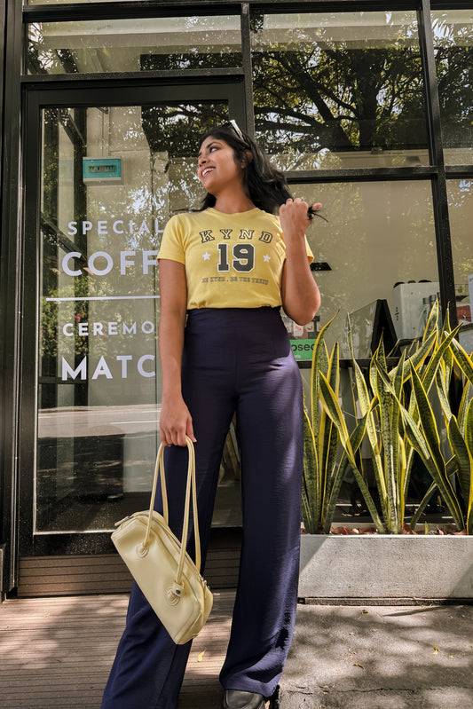 Navy Muse Flare Pant