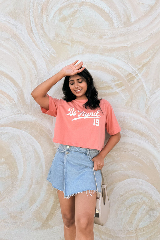 Be Kynd Varsity in Peach