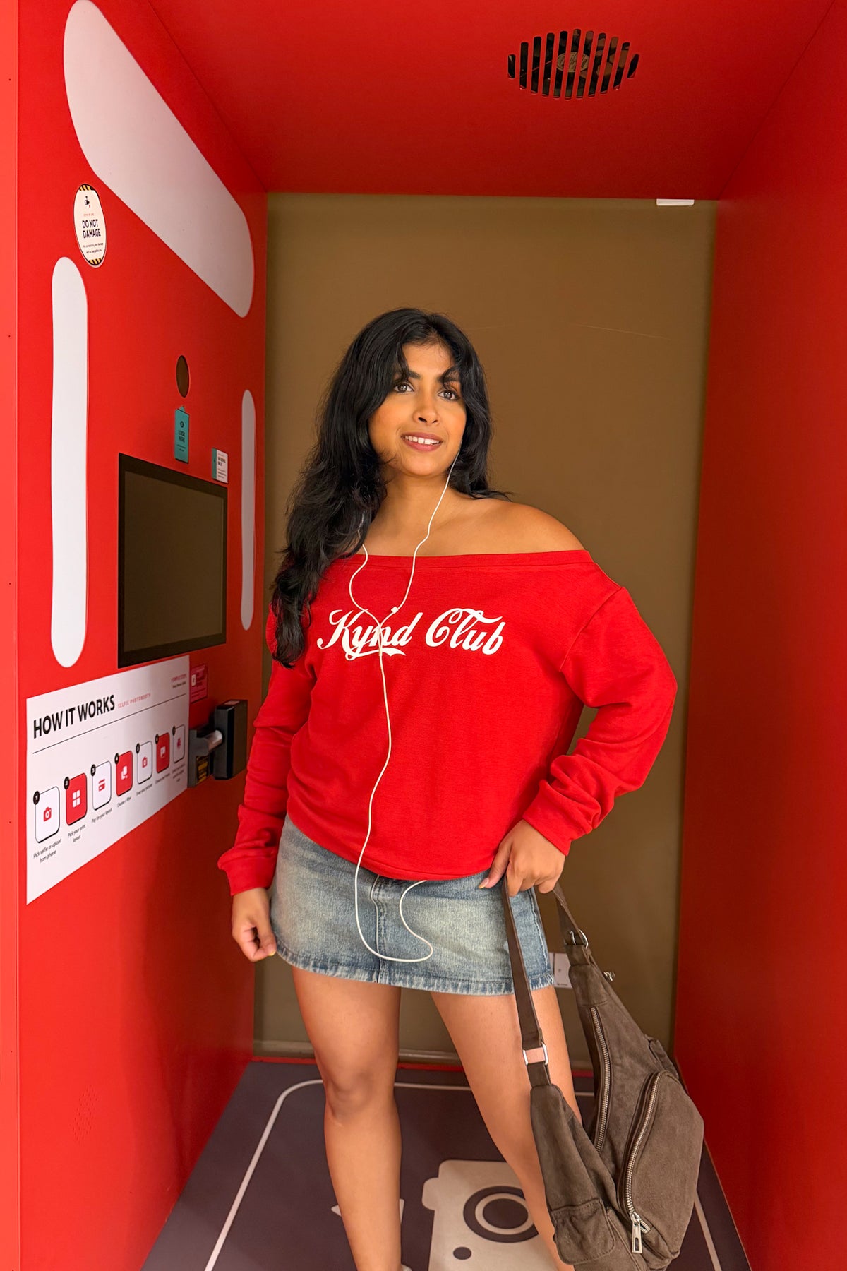 Miss Cherry Off Shoulder Pullover