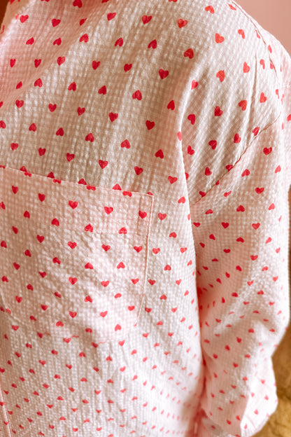 Peachy Promise Oversize Shirt