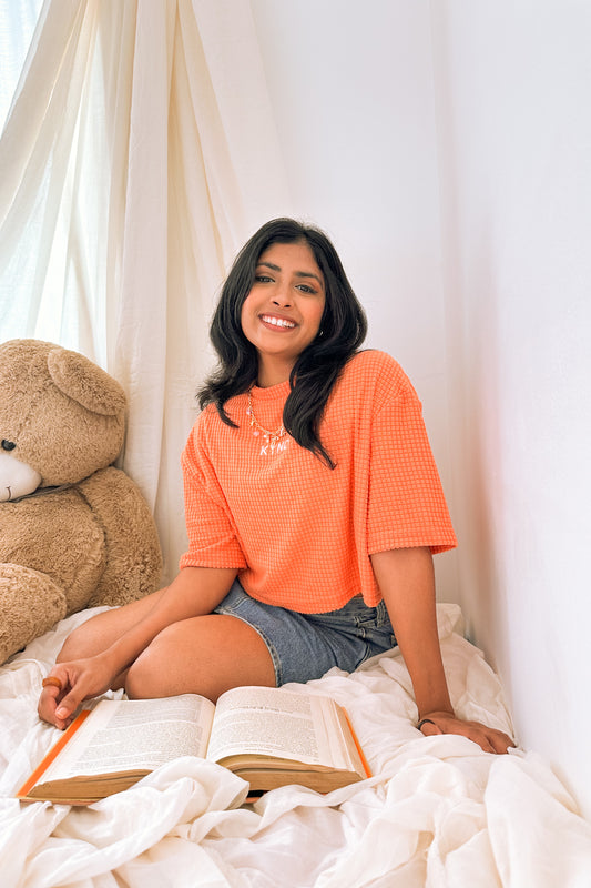 Tangerine Toast Crop T Shirt