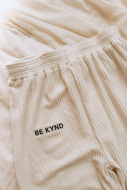 Waffle Cloud Straight Leg Pant