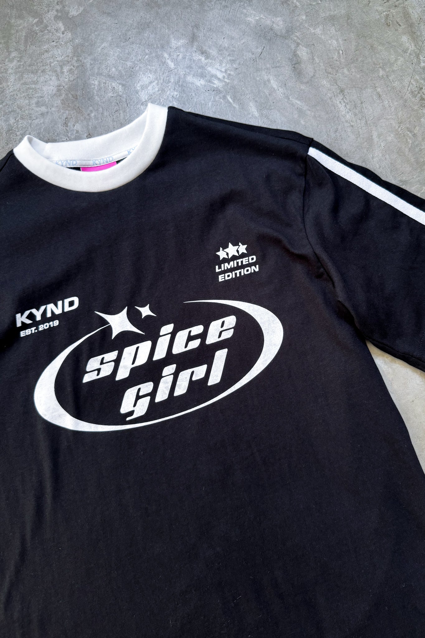 Spice Girl Black Oversize T Shirt
