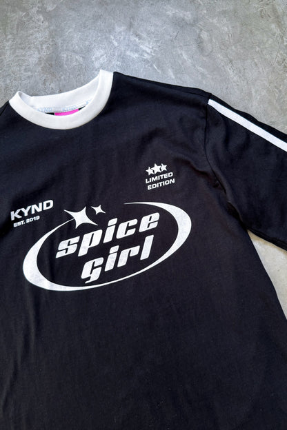 Spice Girl Black Oversize T Shirt