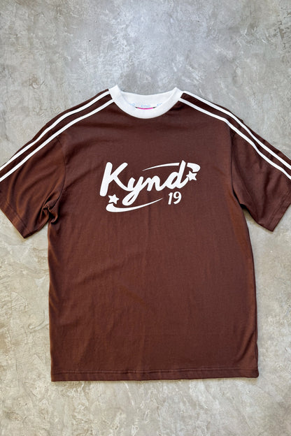 Retro Spice Brown Oversize T Shirt