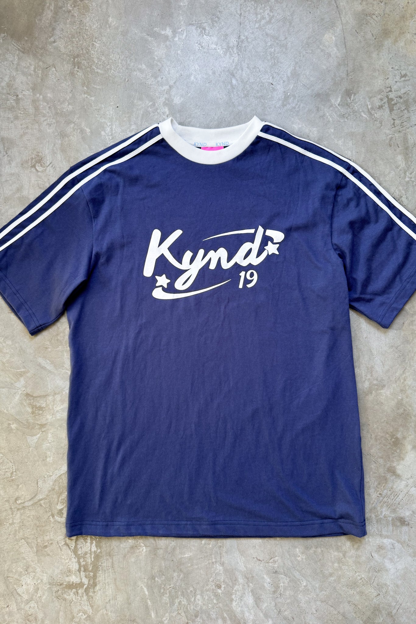 Retro Spice Blue Oversize T Shirt