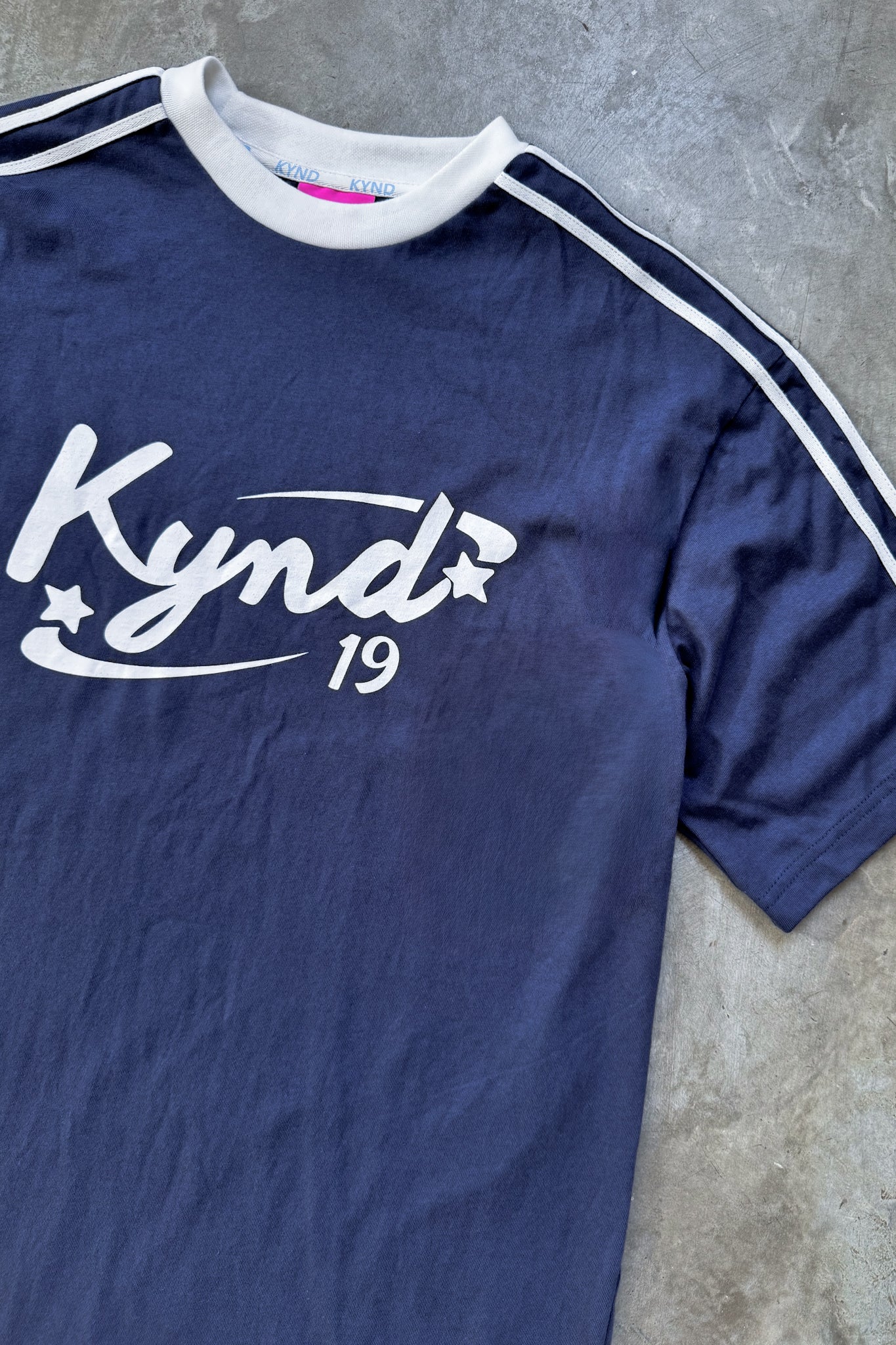 Retro Spice Blue Oversize T Shirt