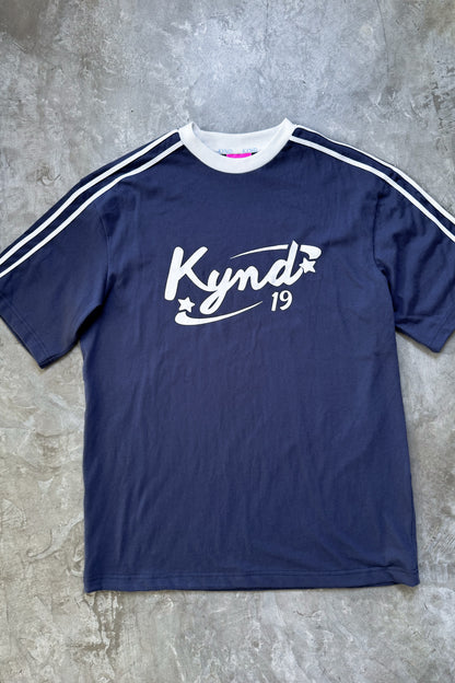 Retro Spice Blue Oversize T Shirt