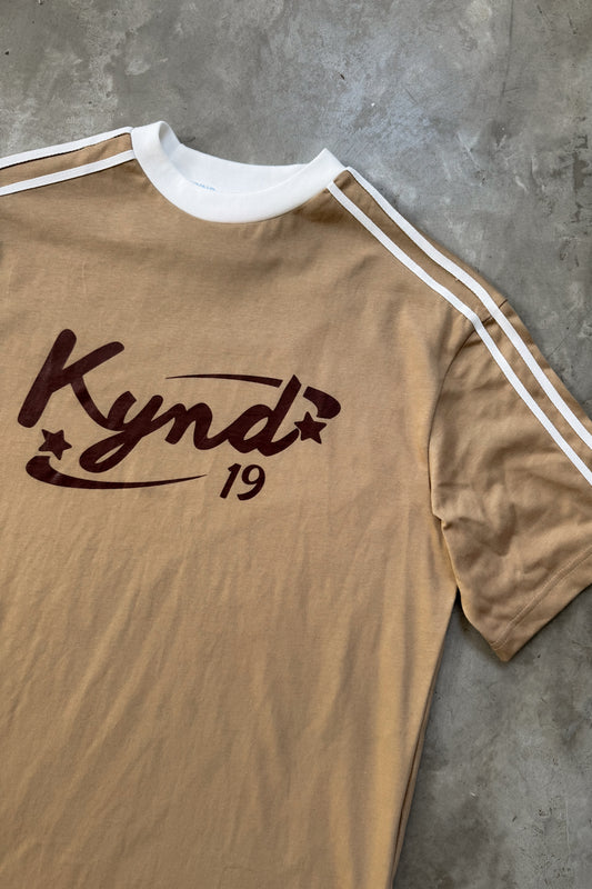 Retro Spice Beige Oversize T Shirt