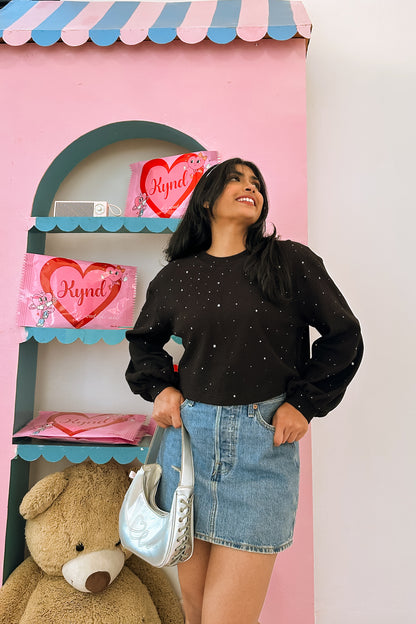 Secret Crush Crop Pullover