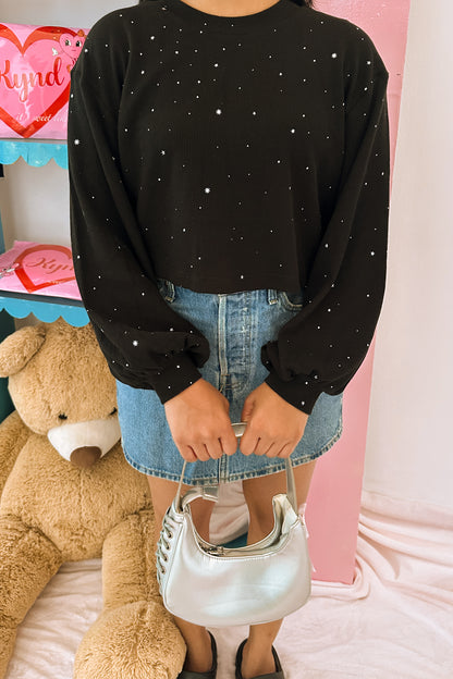 Secret Crush Crop Pullover
