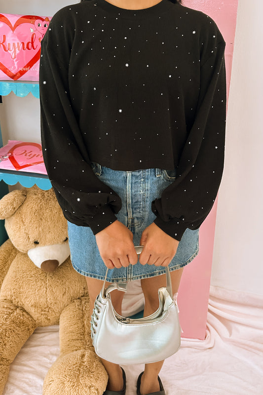 Secret Crush Crop Pullover