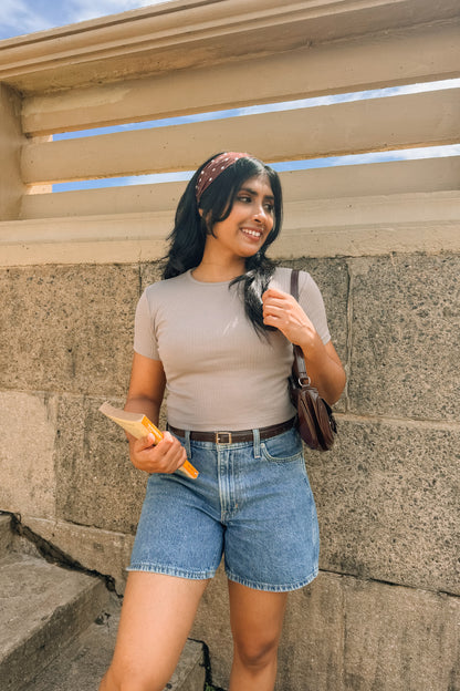 Timeless Basic Crop Tee