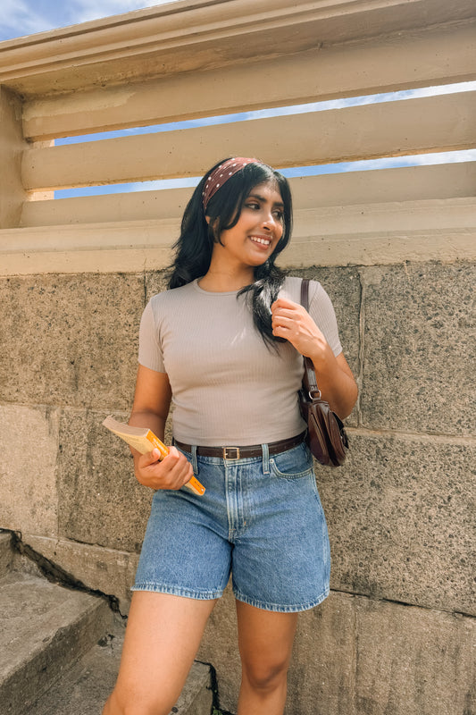 Timeless Basic Crop Tee