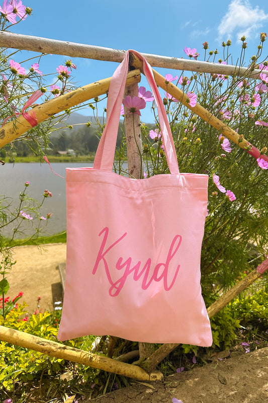 Take Me Everywhere Pink Tote Bag