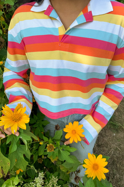 Dream On Polo Neck Tee