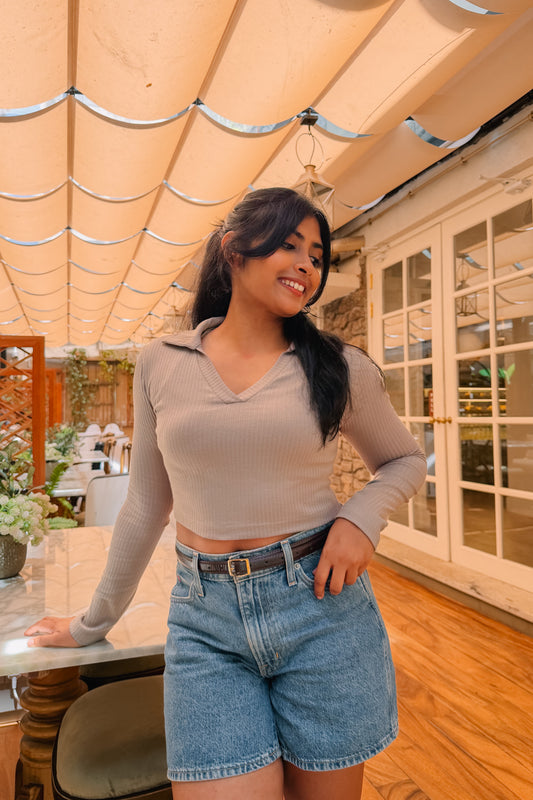 Sweet Nothings Beige Top
