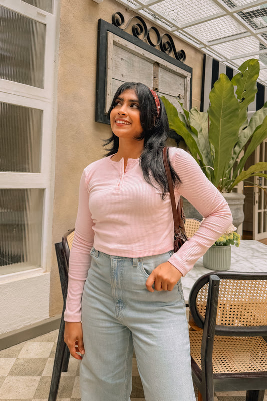 Love Note Baby Pink Top