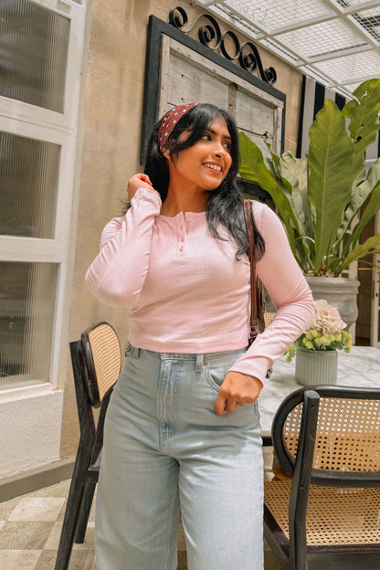 Love Note Baby Pink Top