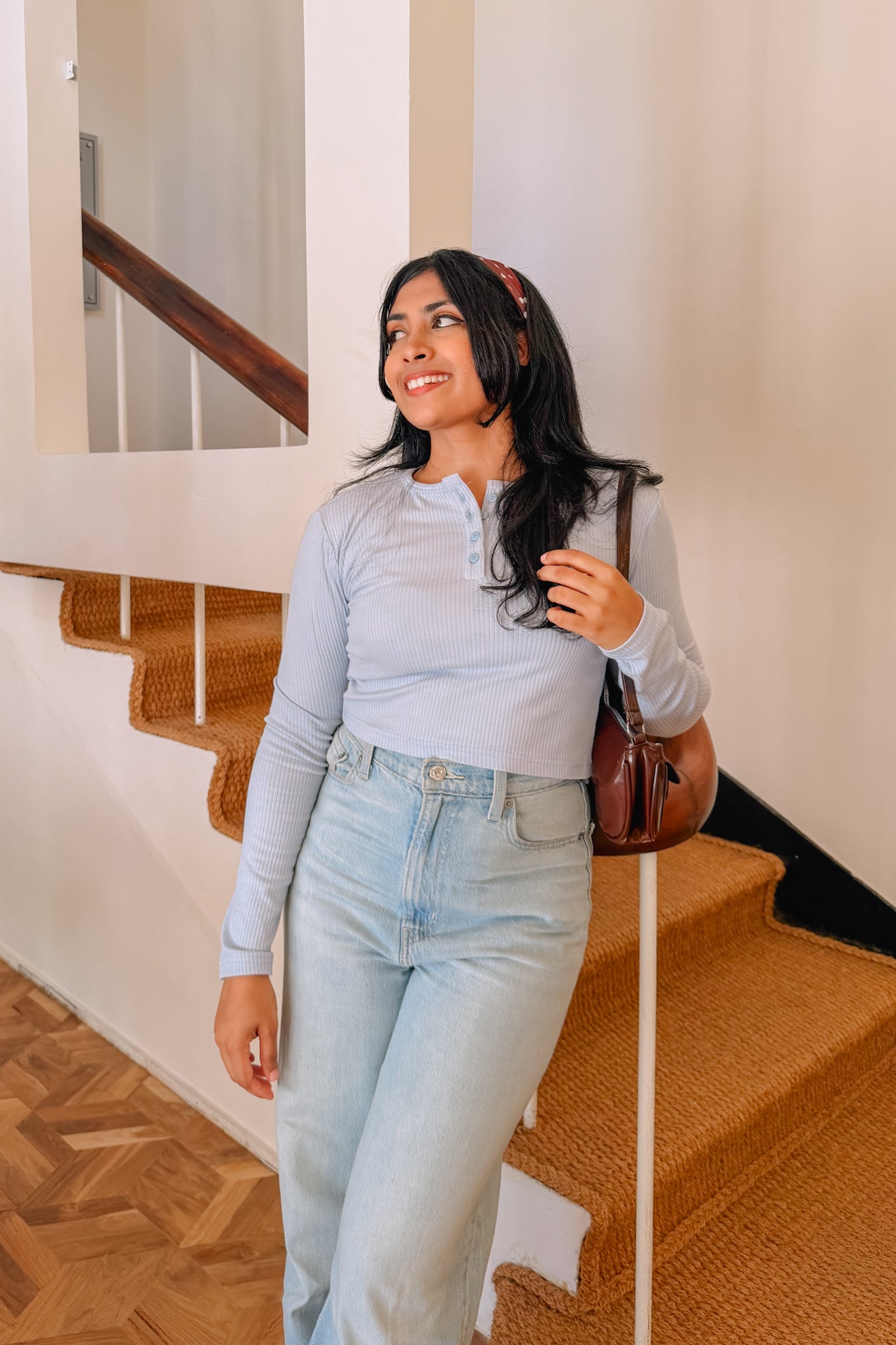 Love Note Baby Blue Top