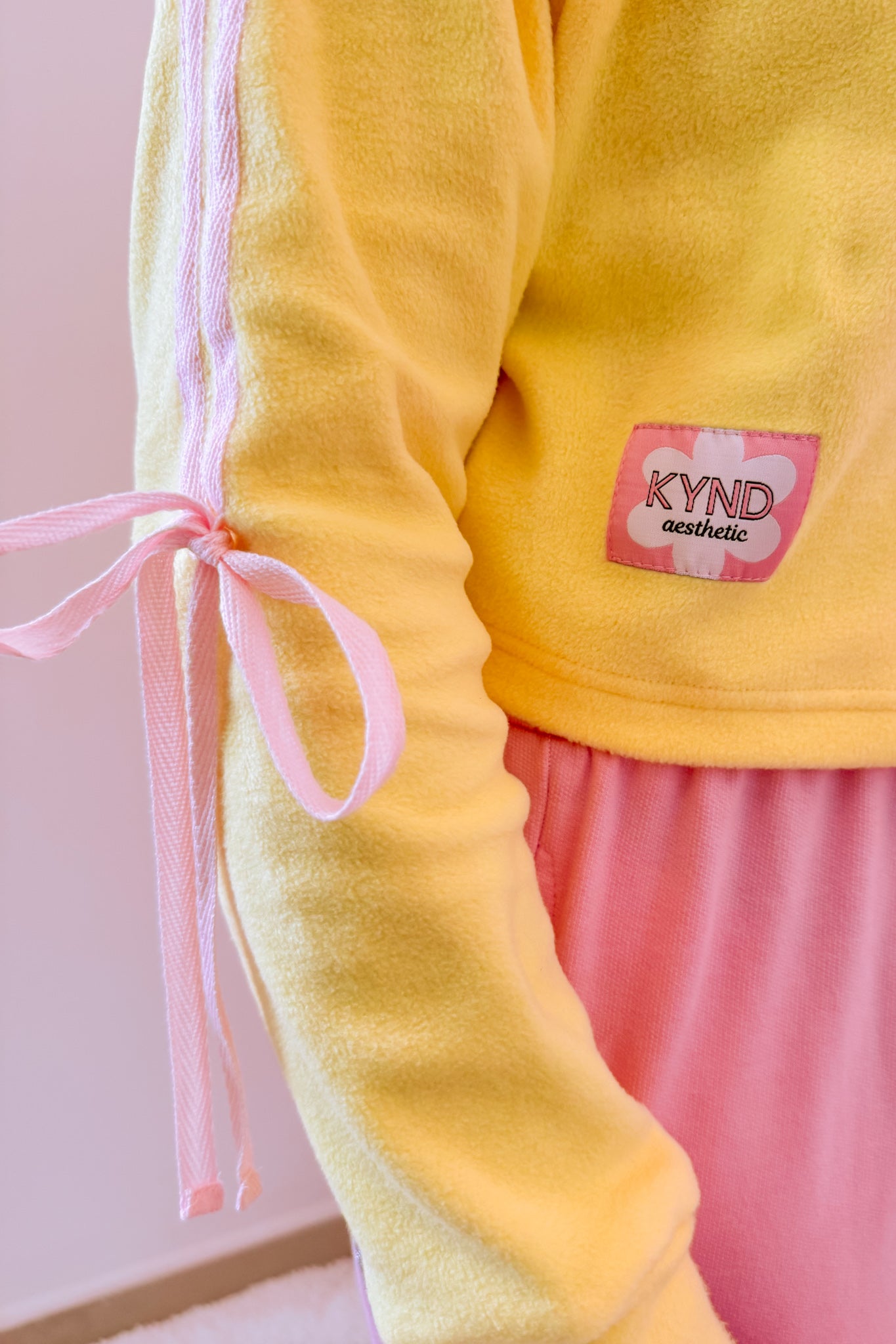 Warm Wish Pink Bow Pullover