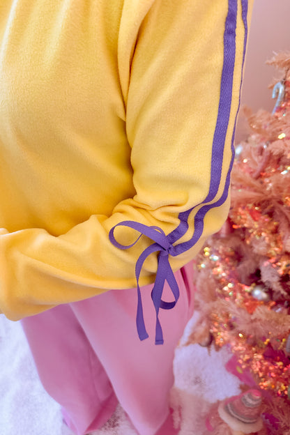 Warm Wish Purple Bow Pullover