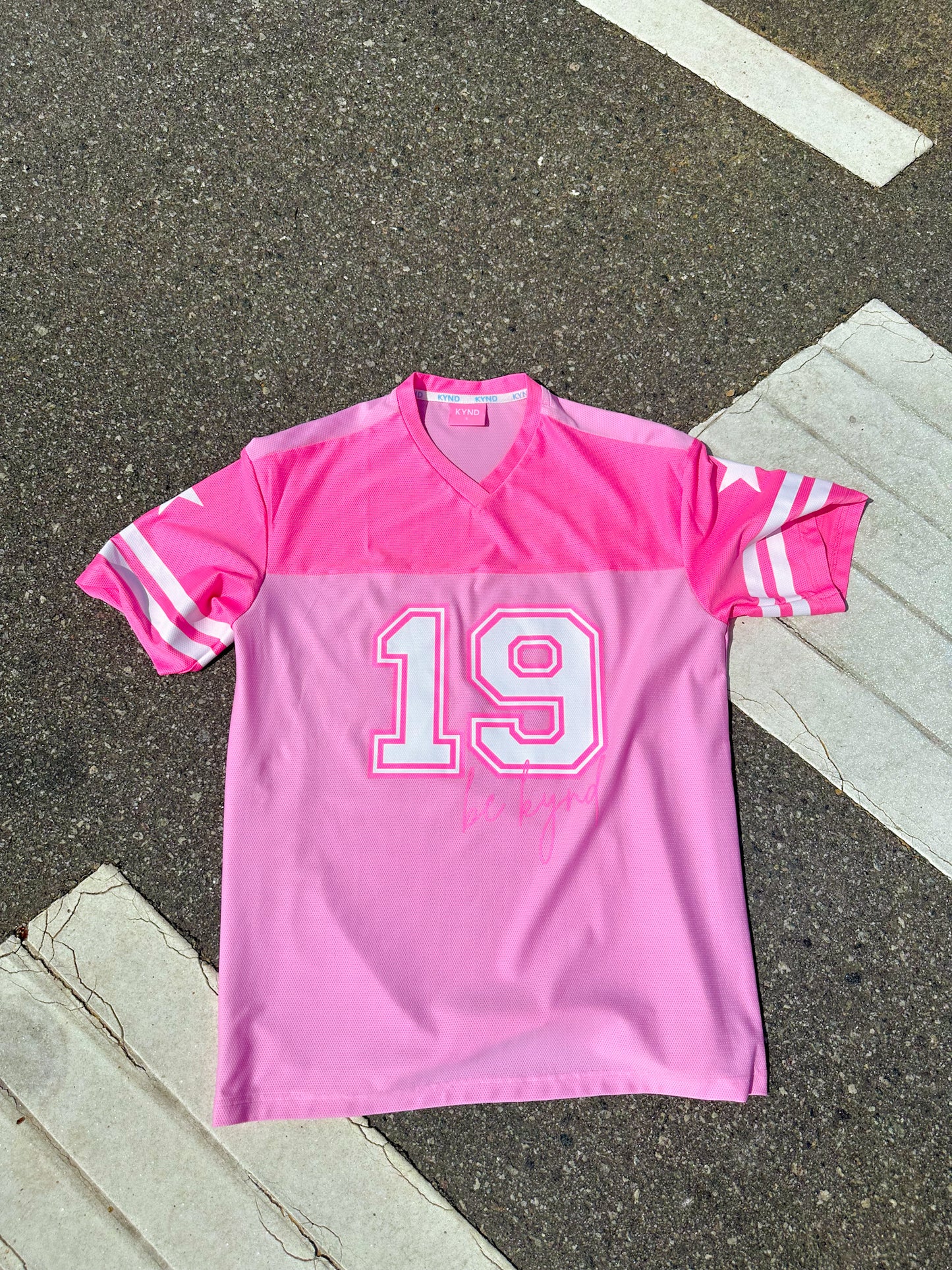 Star Player Oversize Jersey Pink
