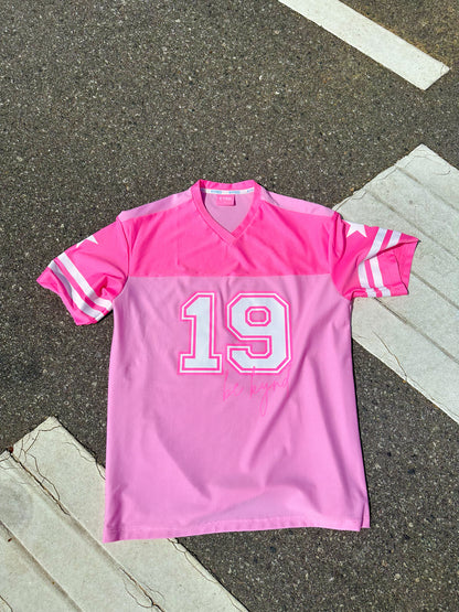 Star Player Oversize Jersey Pink