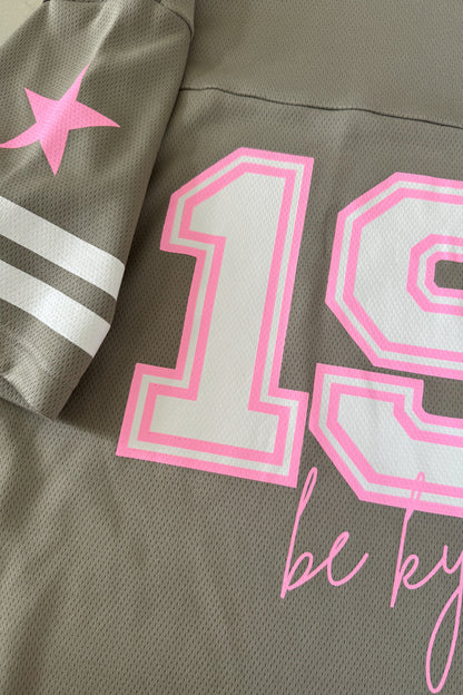Star Player Oversize Jersey Beige