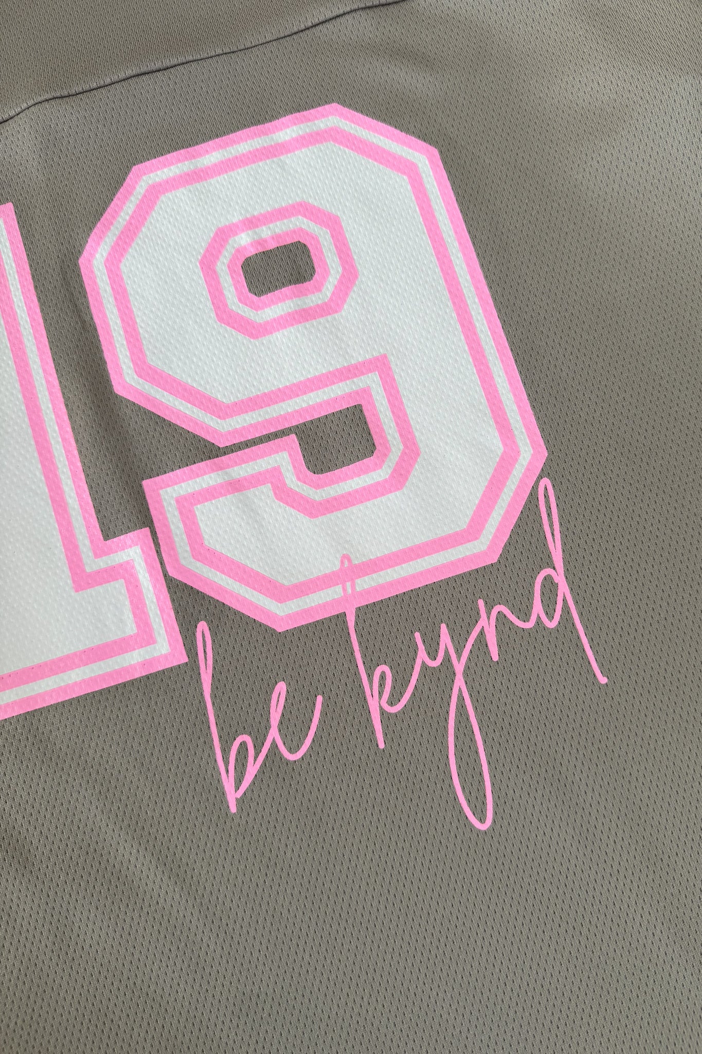 Star Player Oversize Jersey Beige
