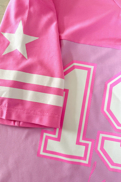 Star Player Oversize Jersey Pink