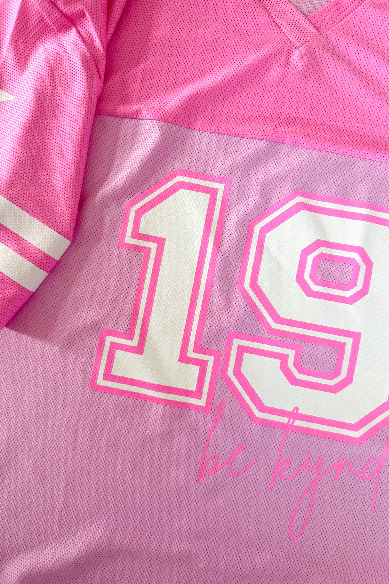 Star Player Oversize Jersey Pink