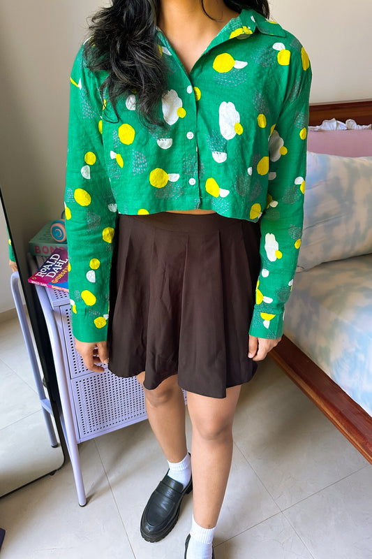 Zezty Daze Oversize Crop Shirt