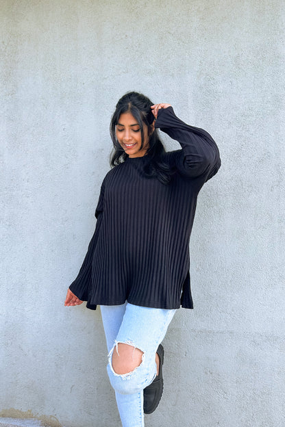Cozy Noir Top