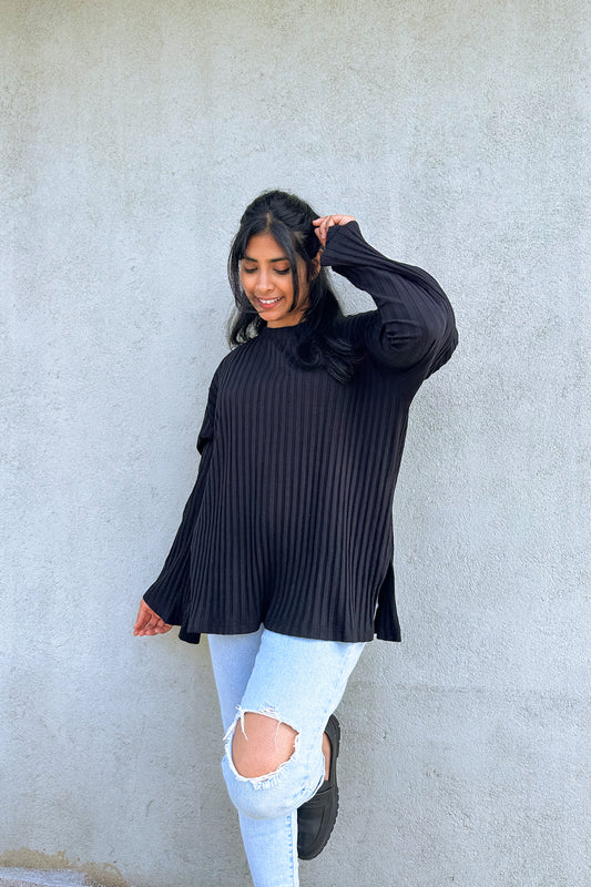 Cozy Noir Top