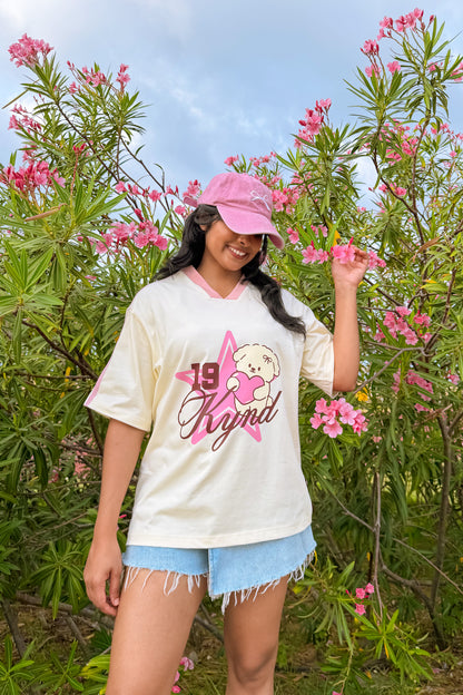 Wishing Star Oversized Tee Buttercream