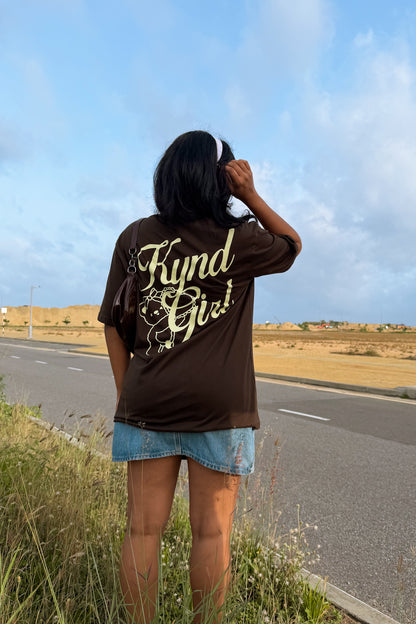 Girl Code Oversized Tee Cocoa