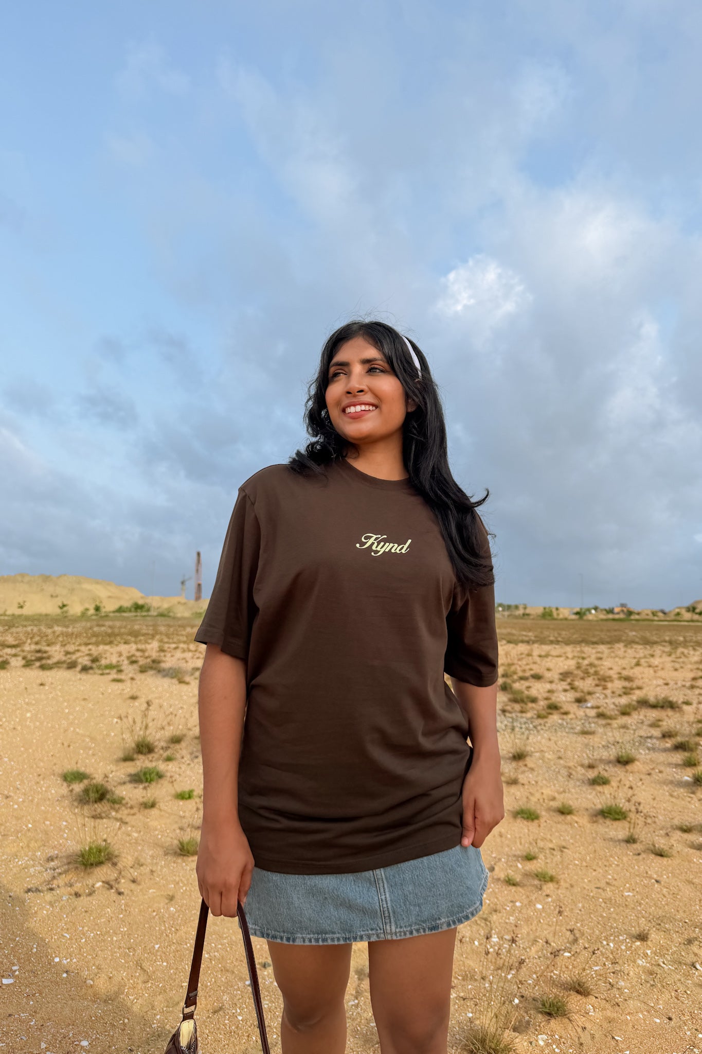 Girl Code Oversized Tee Cocoa