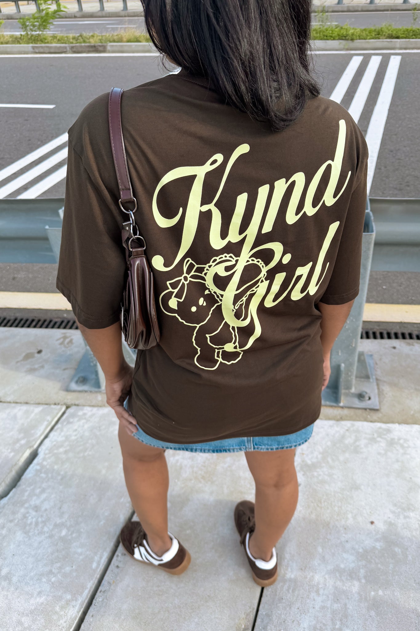 Girl Code Oversized Tee Cocoa