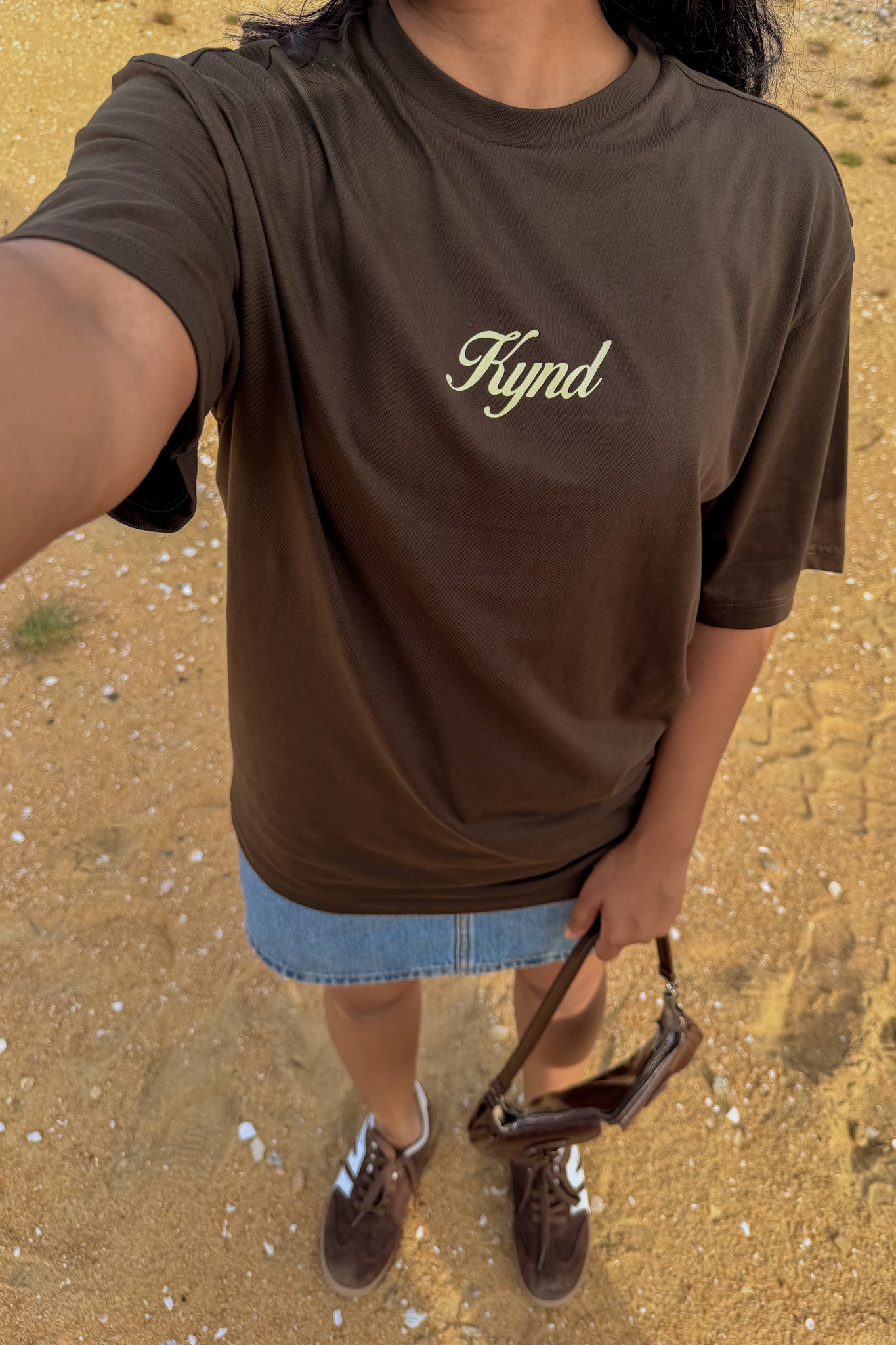Girl Code Oversized Tee Cocoa