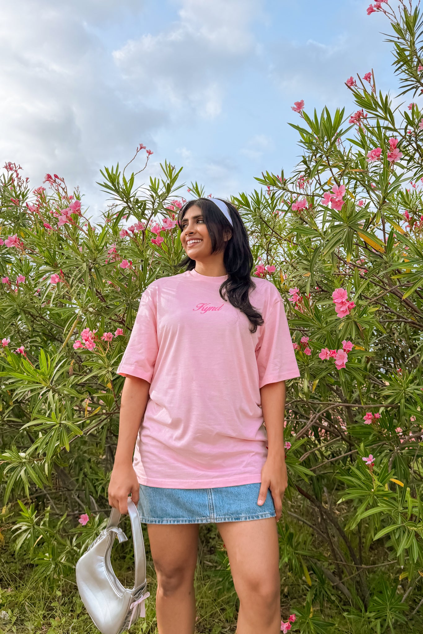 Girl Code Oversized Tee Baby Pink