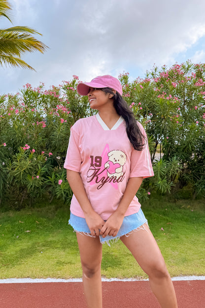 Wishing Star Oversized Tee Peach