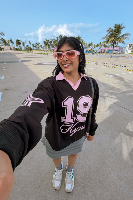 Superstar Oversized Jersey Black