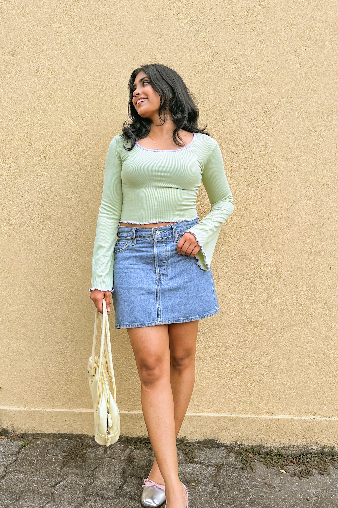 Matcha Latte Crop Top