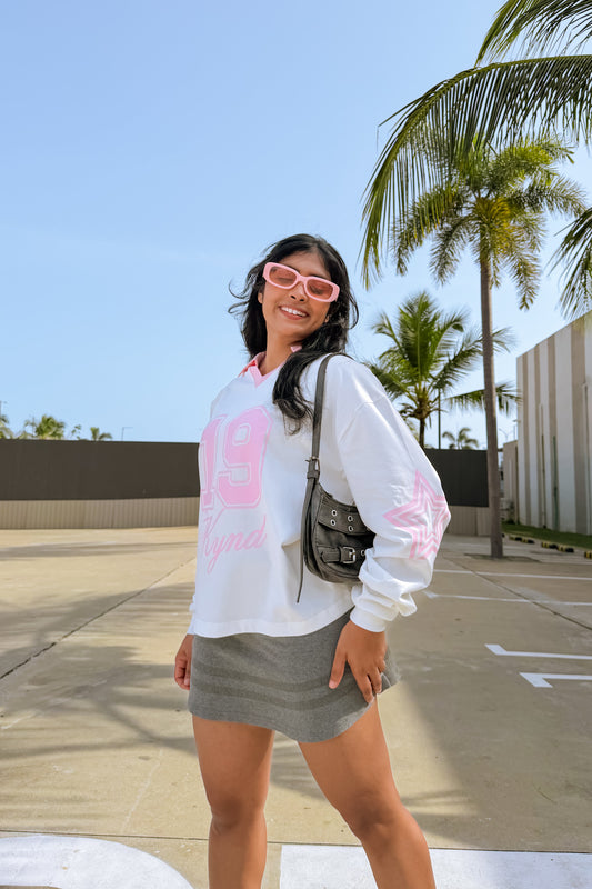 Superstar Oversized Jersey White