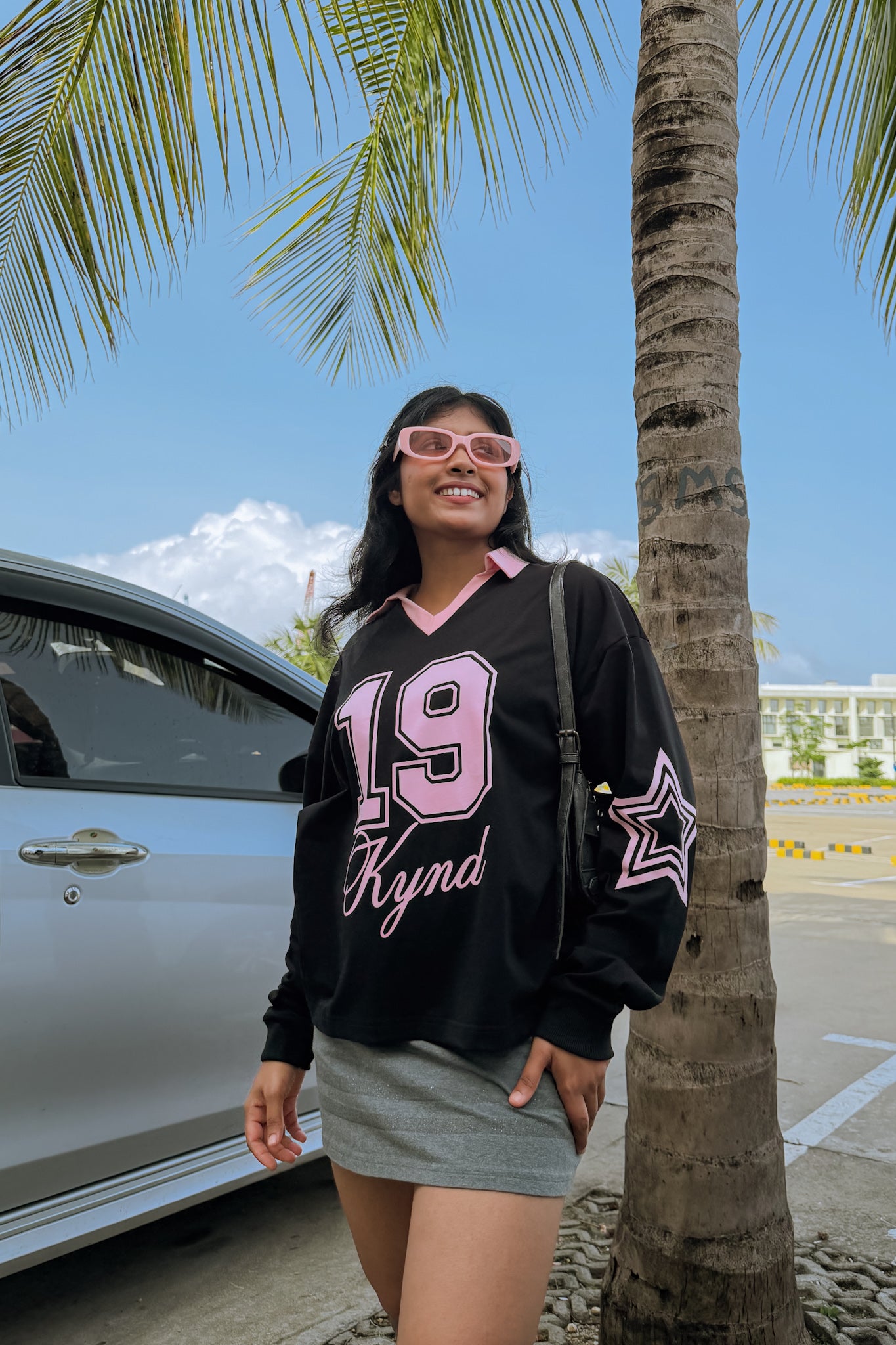 Superstar Oversized Jersey Black