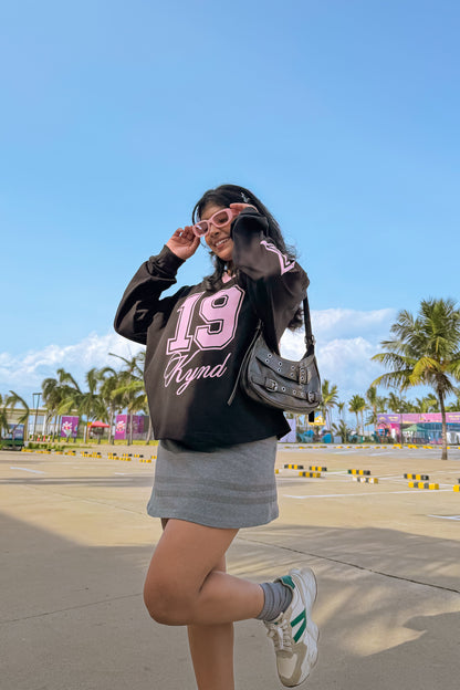 Superstar Oversized Jersey Black